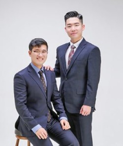 ◇(왼쪽부터)제35대 대공한협 회장 및 수석부회장으로 당선된 김영준-김선호 한의사.